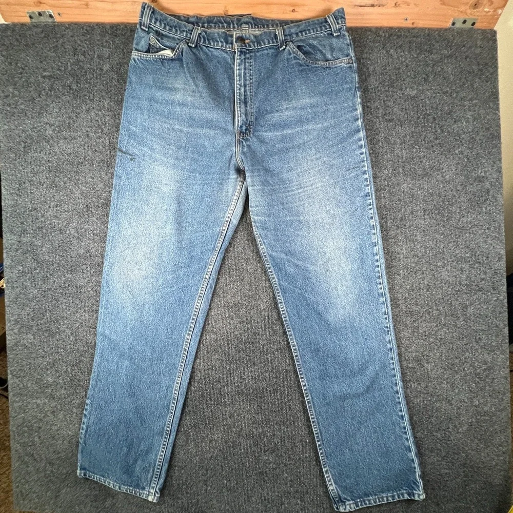 Vintage Levi's 540 Jeans‎ Mens 38x32.5 Blue Denim High Rise Relaxed Fit Straight